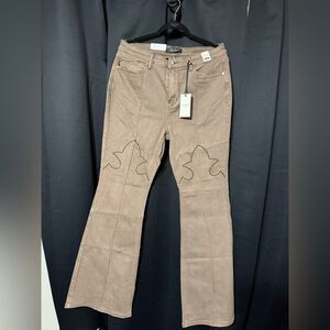 Judy Blue Brown Flare Jeans